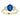 3.50 Carat Oval Cut Prong Setting Sapphire Gemstone & Diamond Ring
