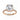 3.55 Carat Cushion Cut Hidden Halo Lab Diamond Engagement Ring In Rose Gold