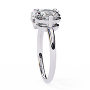 3.71 Ct Lab Grown Diamond Ring Toi Et Moi Double Stone Rings