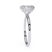 1 Carat Radiant Cut Lab Grown Diamond Engagement Ring In White Gold
