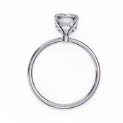 1 Carat Radiant Cut Lab Grown Diamond Engagement Ring In White Gold