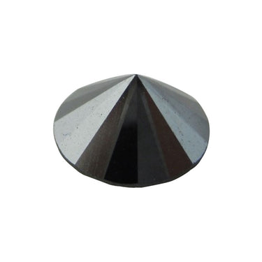 Natural 6.50 Mm Size Round Cut Black Diamond