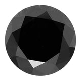 5.5 Carat Round Shaped Black Diamond