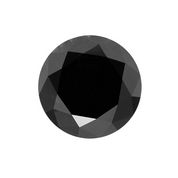 4.5 MM Round Cut Real Black Diamond