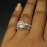 4 Carat Wedding Ring Set