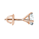 1 Carat Diamond Studs In Rose Gold