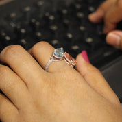 7 Carat Pear Shape Hidden Halo Toi et Moi Lab Diamond Ring Lab Diamond Engagement Rings