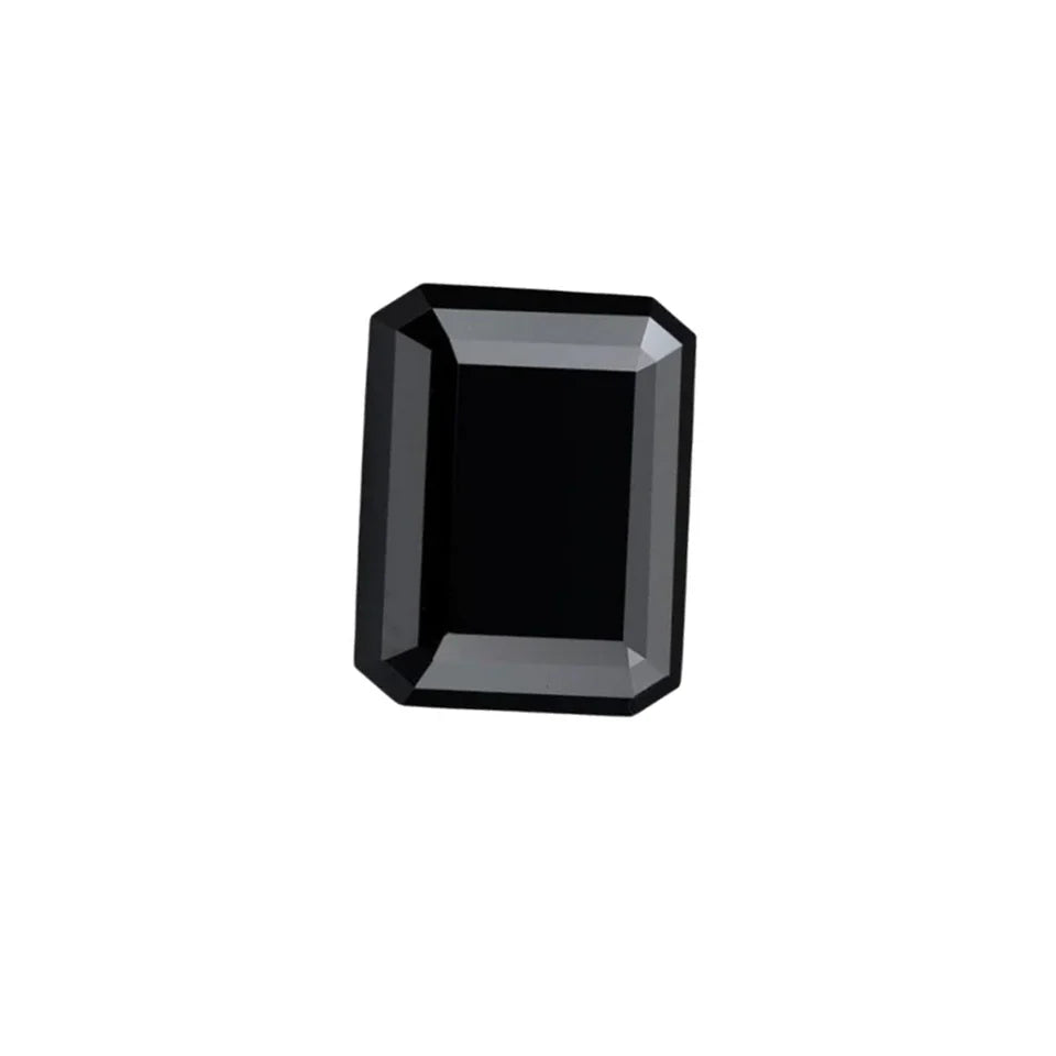 7 X 5 Mm Emerald Shape Black Diamond