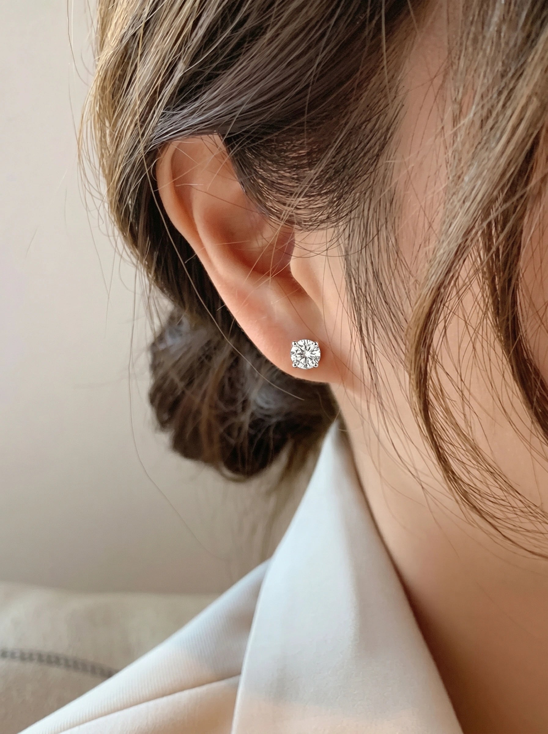 Diamond Stud Earrings