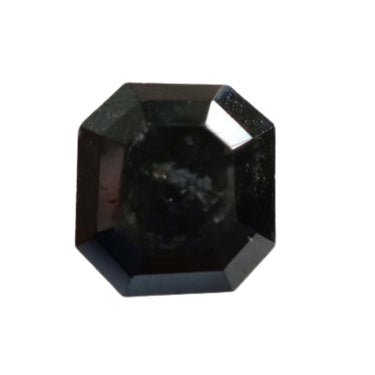 1.00 Carat Asscher Cut Black Diamond