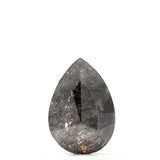 0.75 Carat Pear Shape Salt and Pepper Diamond