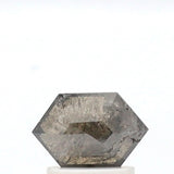 0.89 ct Hexagon Shape Salt and Pepper Diamond