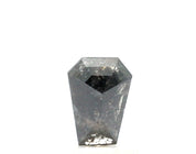 0.50 Carat Coffin Shape Salt and Pepper Diamond