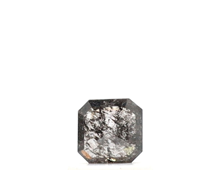 0.50 Carat Radiant Cut Salt And Pepper Diamond