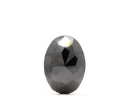 1 CT Oval Cut Salt and Pepper Diamond