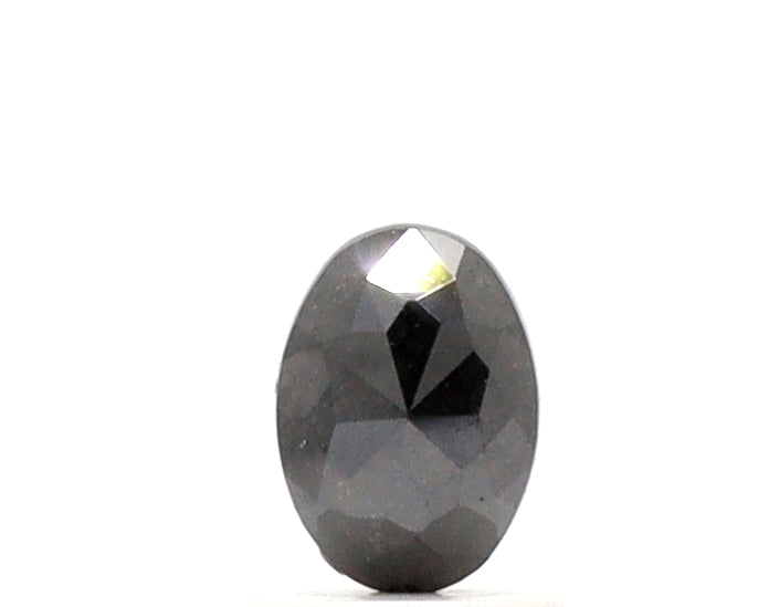 1 CT Oval Cut Salt and Pepper Diamond