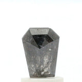 0.83 Carat Coffin Shape Salt and Pepper Diamond