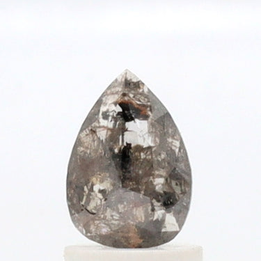 0.69 Ct Pear Cut Salt and Pepper Diamond