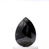 0.79 Ct Pear Shape Salt and Pepper Diamond