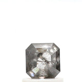 0.87 Carat Radiant Cut Salt and Pepper Diamond