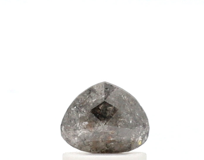 0.80 Ct Pear Shape Salt and Pepper Diamond
