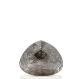 0.8ct Pear Shape Salt and Pepper Diamond