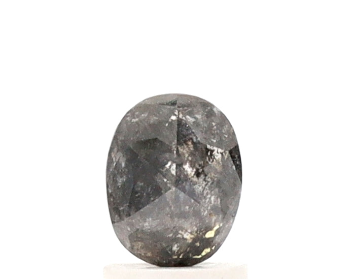 1.42 Ct Oval Cut Salt And Pepper Diamond