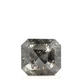 0.81 Ct Radiant Cut Salt and Pepper Diamond