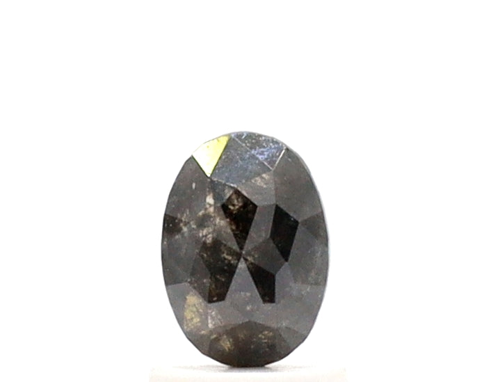 1.057 Ct Oval Cut Salt and Pepper Diamond