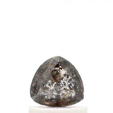 0.61 Ct Trillion Cut Salt and Pepper Diamond