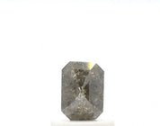 0.50 Ct Radiant Cut Salt and Pepper Diamond