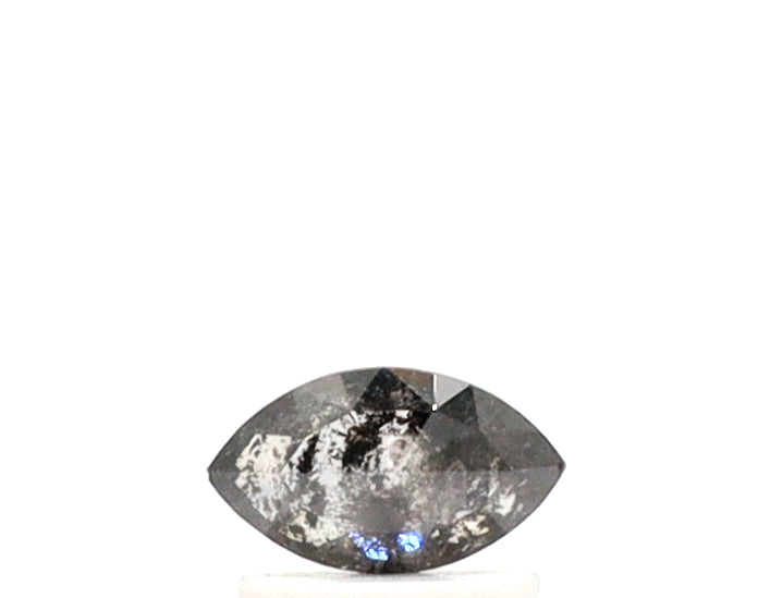 0.48 Carat Marquise Cut Salt and Pepper Diamond