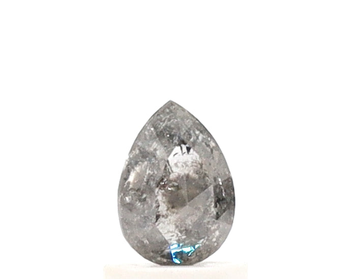 0.72 Ct Pear Cut Salt and Pepper Diamond