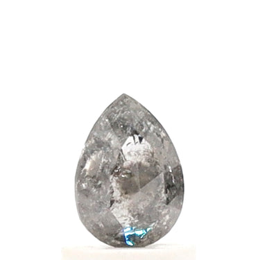 Diamant sel et poivre taille poire de 0,72 ct