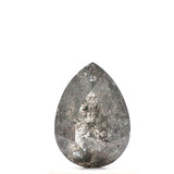 0.72 Ct Pear Shape Salt and Pepper Diamond