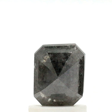 Diamante de sal y pimienta de talla radiante de 1,43 quilates