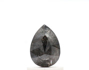 0.80 Ct Pear Shape Salt and Pepper Diamond