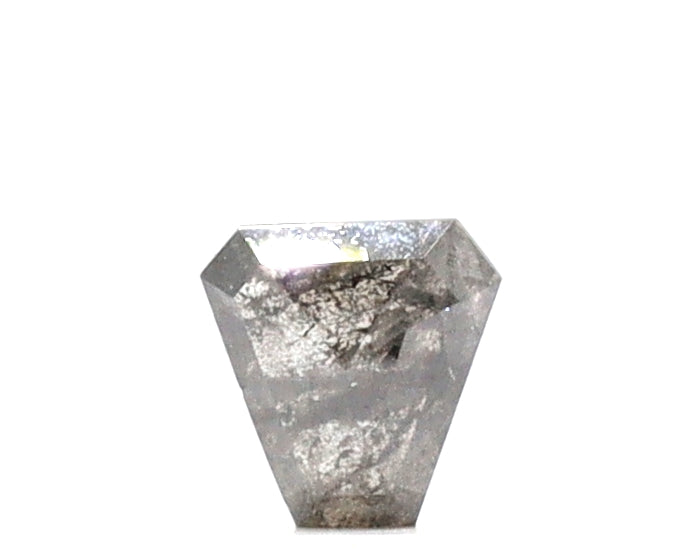 1 Carat Coffin Shape Salt and Pepper Diamond