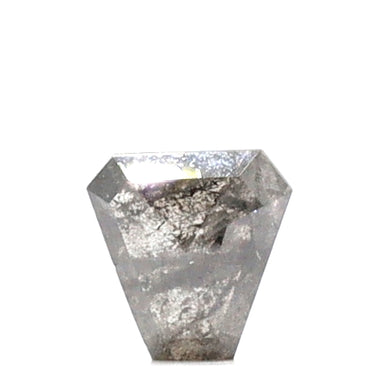 1 Carat Coffin Shape Salt and Pepper Diamond