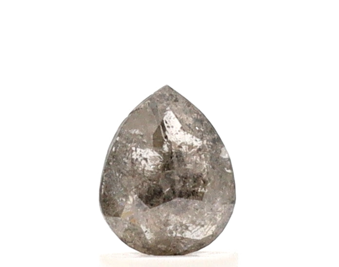 1.18 Ct Pear Cut Salt and Pepper Diamond