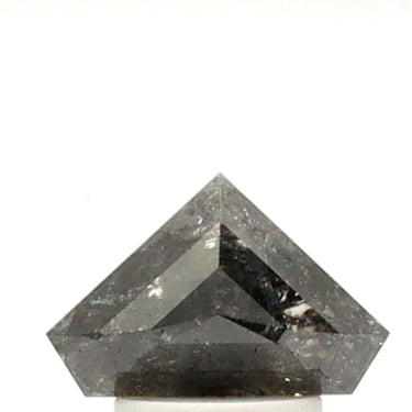 1.27 Ct Shield Shape Salt and Pepper Diamond