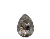 0.70 ct Pear Shape Salt and Pepper Diamond