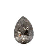 0.72 ct Pear Shape Salt and Pepper Diamond