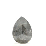 0.69 Carat Pear Cut Salt and Pepper Diamond