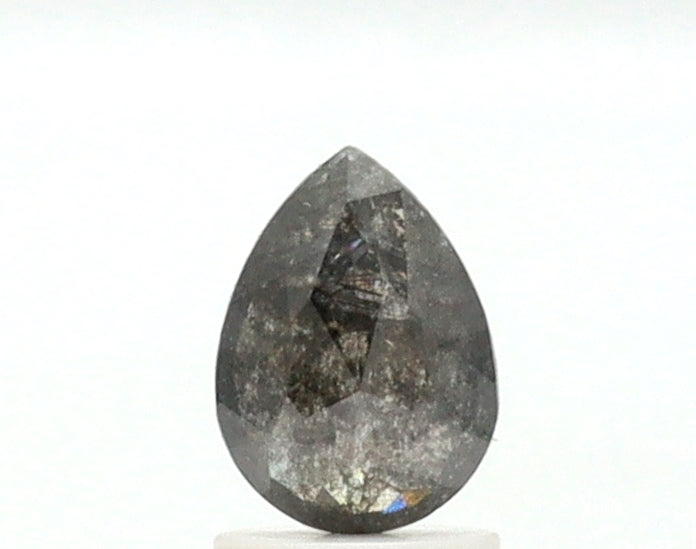 1.05 Ct Pear Shape Salt and Pepper Diamond