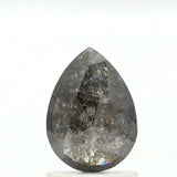 1.05 Ct Pear Shape Salt and Pepper Diamond