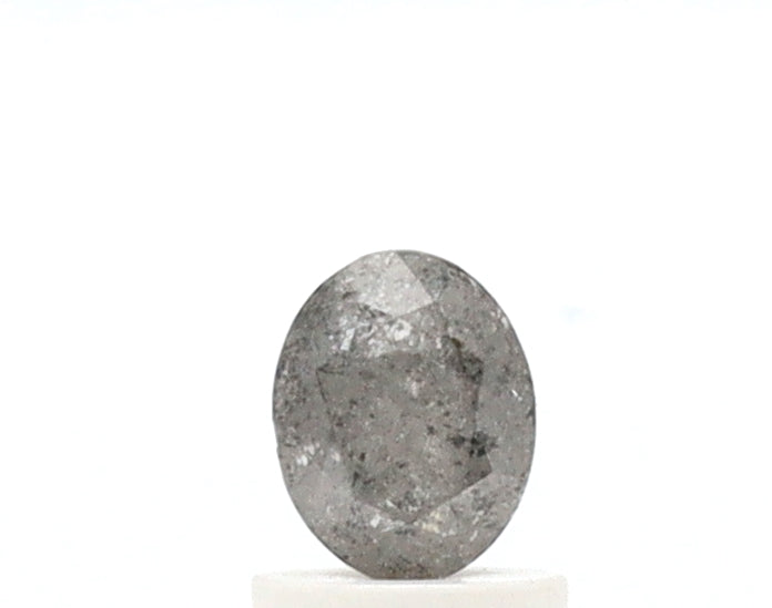 1 Ct Oval Cut Salt and Pepper Diamond
