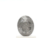 1 Ct Oval Cut Salt and Pepper Diamond