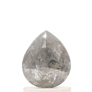 Diamant sel et poivre taille poire de 1,20 ct