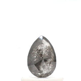 0.387 Ct Pear Shape Salt and Pepper Diamond